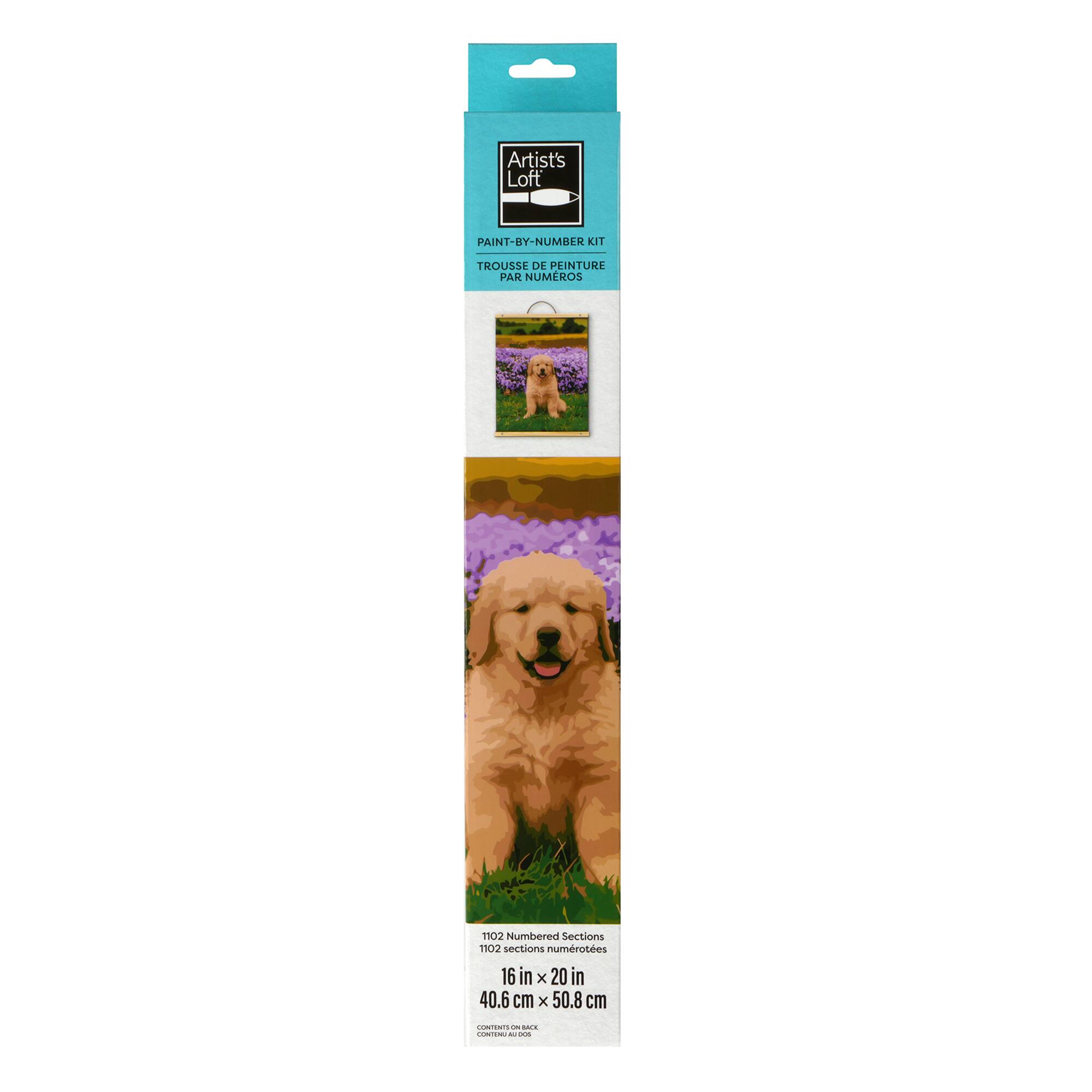 16" x 20" Teddy Dog Paint-by-Number Kit by Artist's Loft®